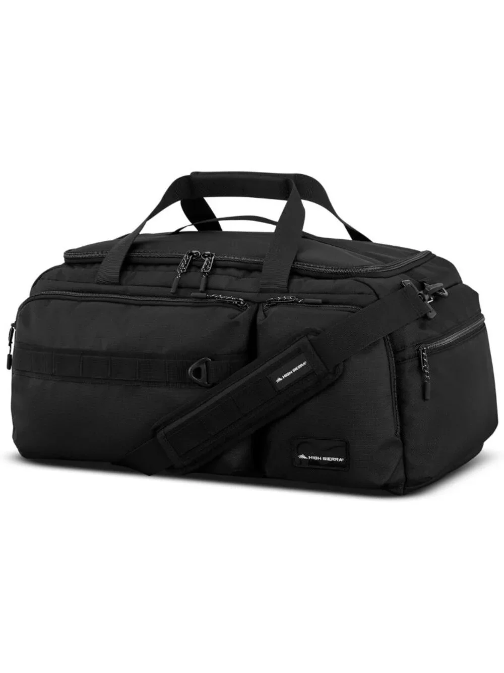 Spacious Black Duffle Bag for Travel, Gym, and Weekend Getaways - Versatile